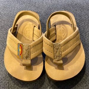 Infant Rainbow Sandals/ Flip Flops size 3-4